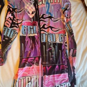 One piece biker short jumpsuits various sizes
